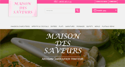 Desktop Screenshot of maison-des-saveurs.com