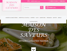 Tablet Screenshot of maison-des-saveurs.com